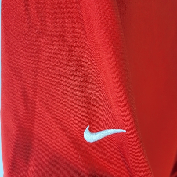 Nike Golf Dri-Fit Polo KC Chiefs/Community America Credit Union Size XL Red - Picture 6 of 6
